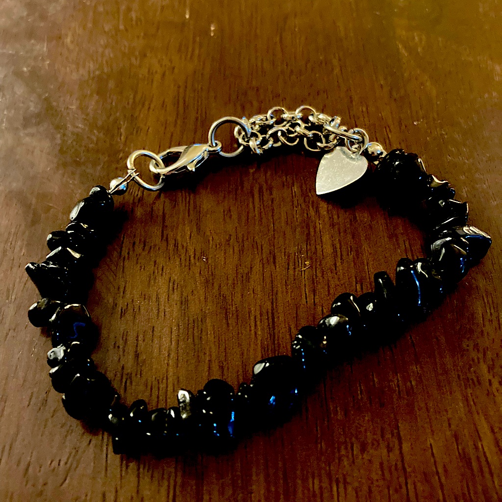 Natural Black Onyx Bracelet